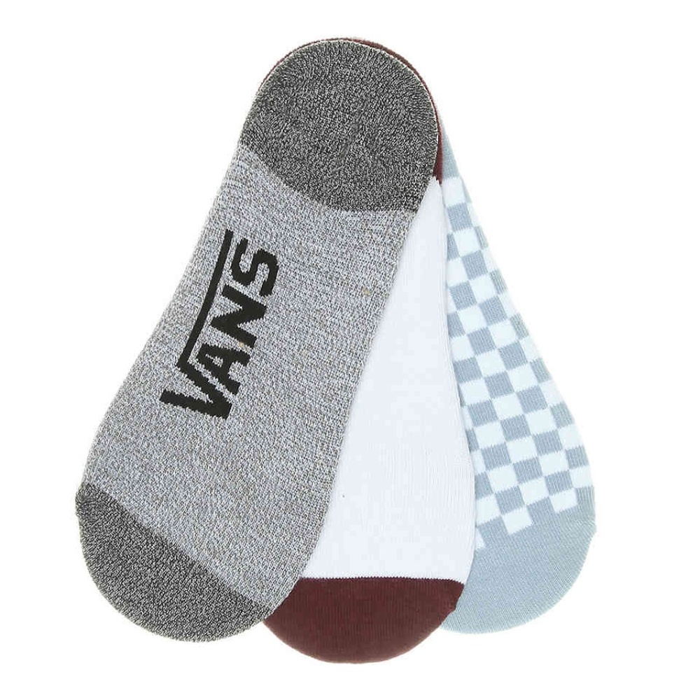 VANS CHECKERED WOMEN’S NO SHOW LINERS – 3 PACK - Picture 2 of 2